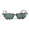 Женские солнцезащитные очки asos-leo-green леопардовые с зелёной линзой 