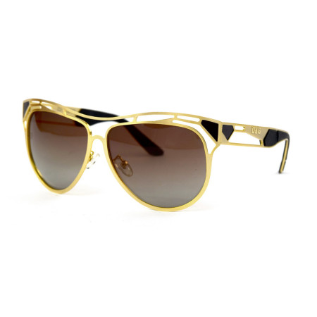 Dolce & Gabbana  2109-gold золотые с коричневой линзой