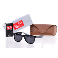 Ray Ban Вайфаеры 2140-901p чёрные с чёрной линзой поляризационные фото