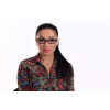 Окуляри для роботи за комп'ютером 2035c17 коричневі з прозорою лінзою