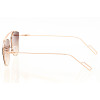 Жіночі сонцезахисні окуляри Dior-Techno-brown золоті з коричневою лінзою