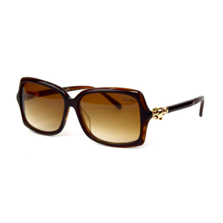 Cartier ca1056s-br коричневі з коричневою лінзою